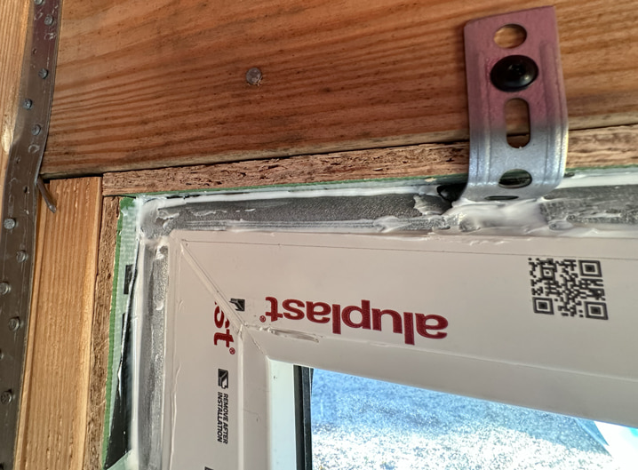 Air sealing around the windows