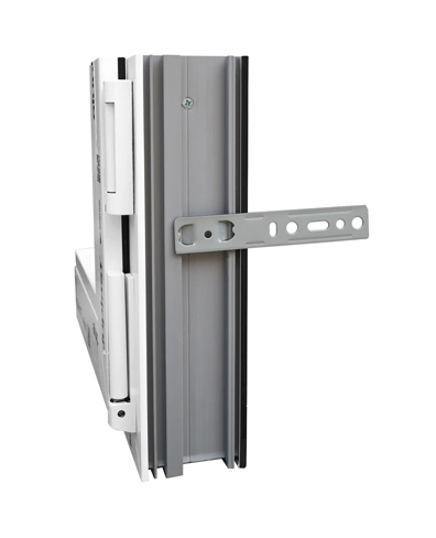 Flangeless window nailing clip.